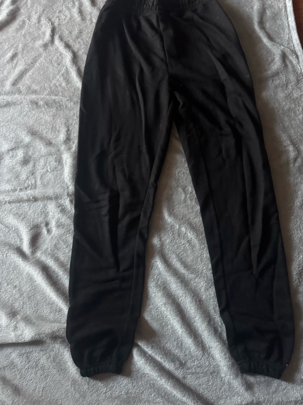 Black missguided Fleece Jogger Pants